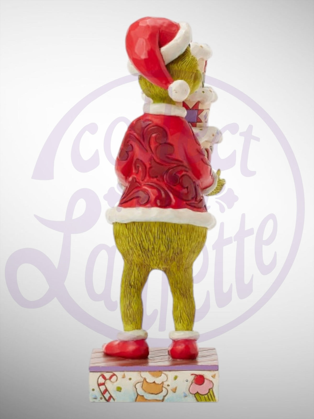 Jim Shore Dr. Seuss The Grinch - Grinch with Grinchy Cake Figurine